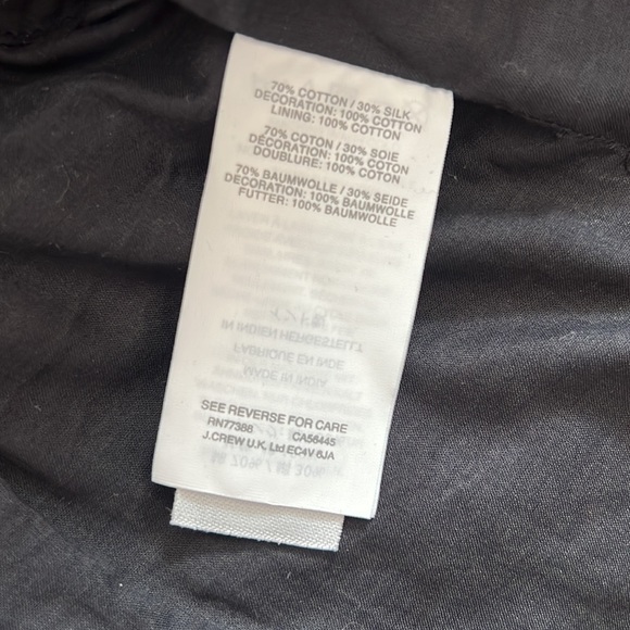 NWT Black Sleeveless Eyelet Peplum Blouse by J.Crew Size 00 Cotton & Silk - Picture 4 of 7